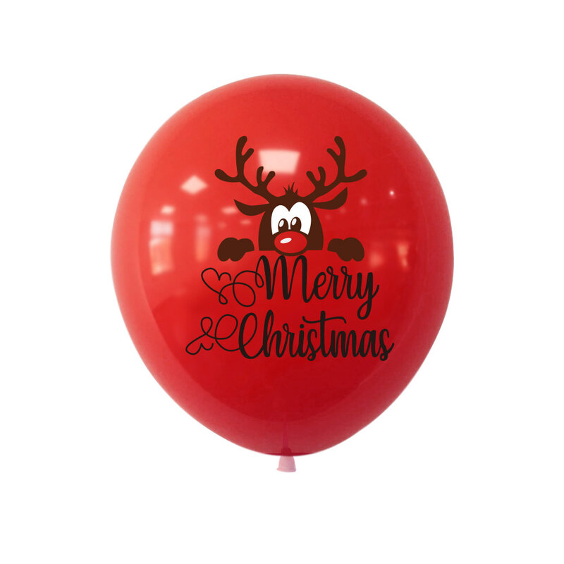 Рождественские воздушные шары Санта-Клаус, лось, латексные воздушные шары, украшения на Рождество для дома, рождественские украшения, подарки 2022