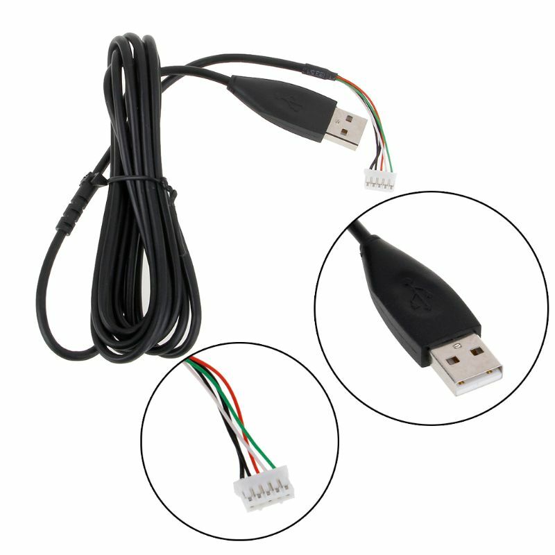 Cable de reemplazo de línea de ratón suave USB para Logitech G402 Hyperion Fury
