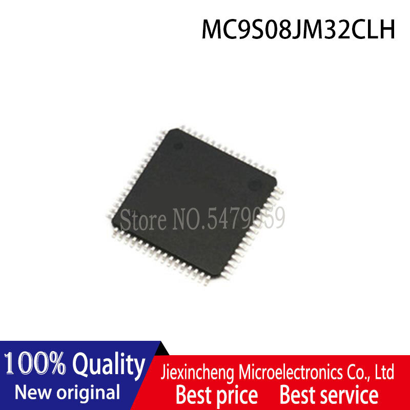 Микроконтроллер MC9S08JM32CLH MC9S08JM32 8 бит 32 КБ FLASH 64LQFP, 1 шт.