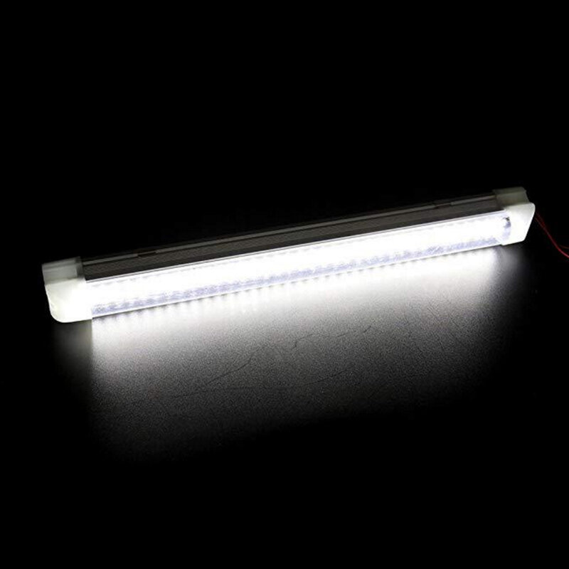 1Pc LED Bar DC12-85V 2835 72Led Xe Hơi Ô Tô Trang Trí Nội Thất Trong Nhà Đọc Ốp Trần Đèn Van Xe Bus Xe Đèn có Công Tắc Bật Tắt