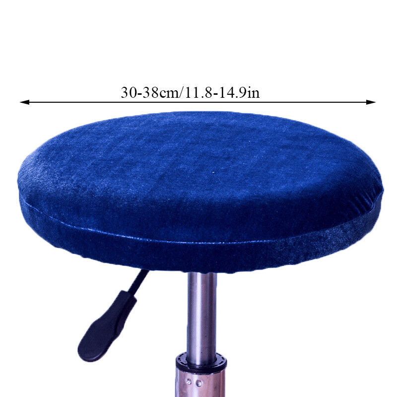 Fodera per sedia in velluto morbido di alta qualità coprisedili per Bar coprisedili elastici protezione per sedia tinta unita sedie per la casa fodera