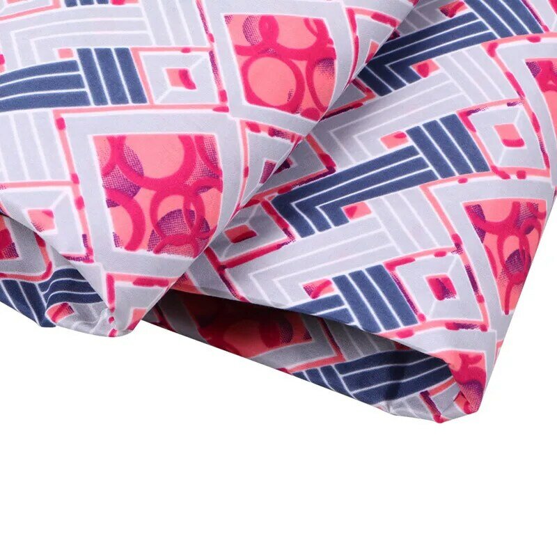 As últimas chegadas design de moda africano garantido cera rosa padrão impresso tecido cera real impresso tecido