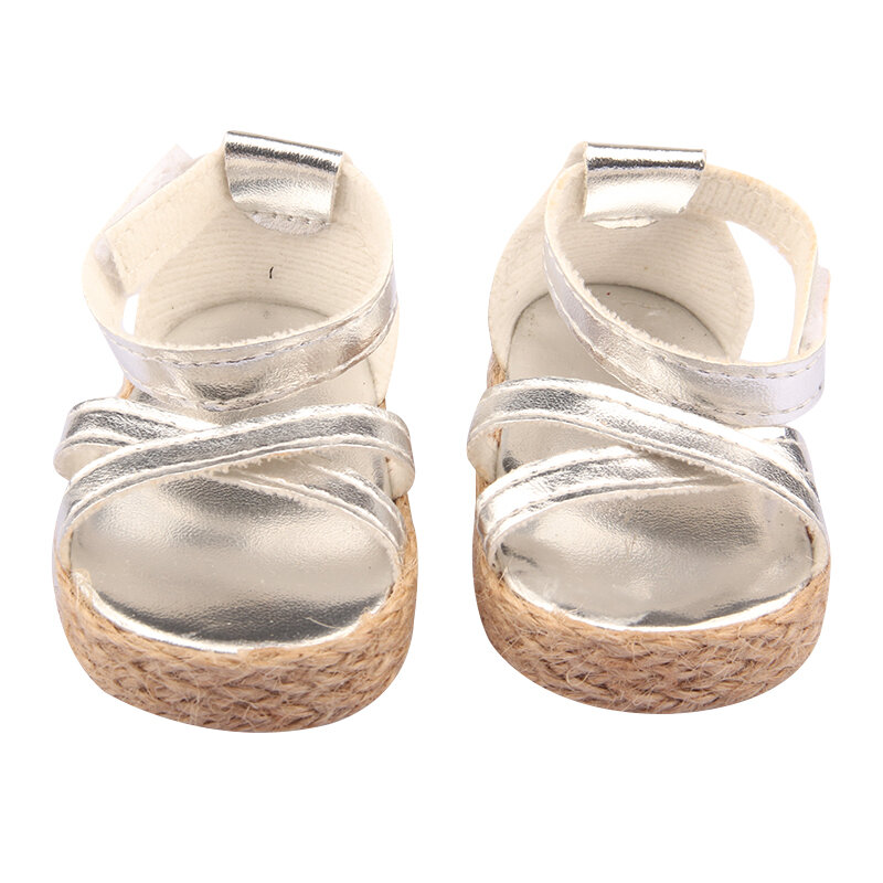 43Cm Nieuwe Reborn Baby Poppen Sandalen En Flip Flop Elegante 18 Inch Amerikaanse Poppen Schoenen Voor Rusland Meisjes Pop accessoires Reddingsboei