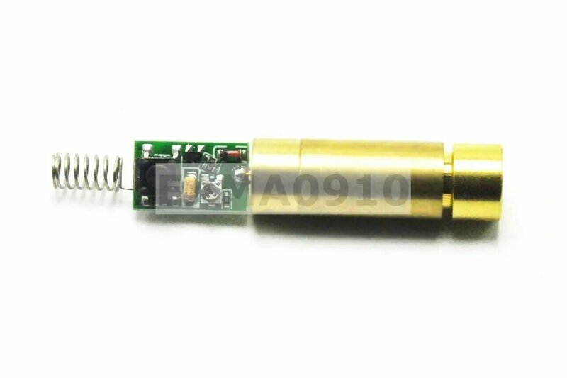 532nm 30mW 3V Green Laser Line Diode Module Brass Host 12mm w/ Driver Reticle