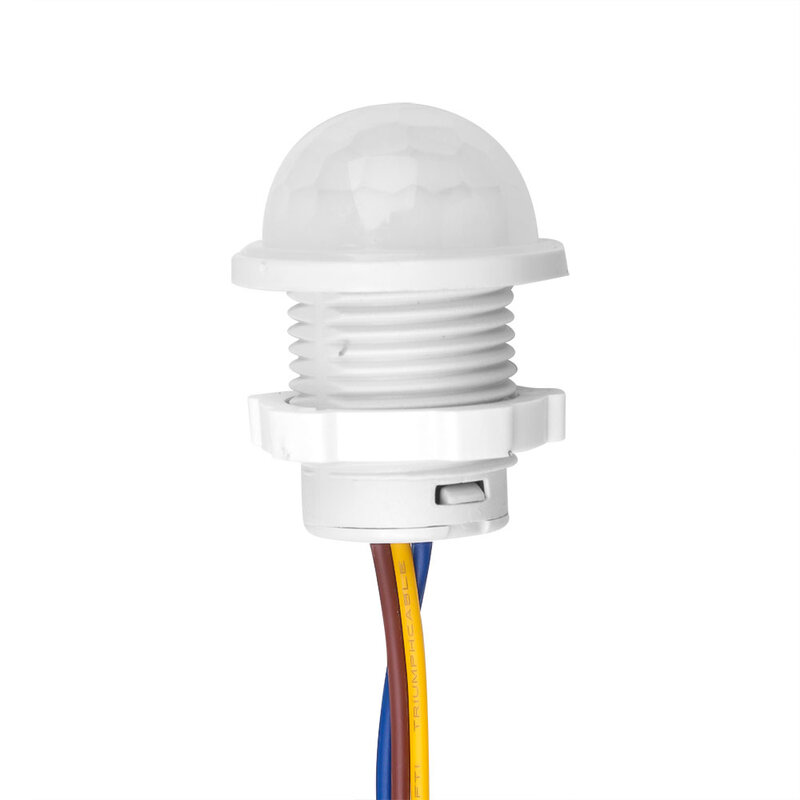 Mini détecteur de mouvement infrarouge LED PIR, interrupteur intelligent, détecteur automatique, lumière, 110V, 220V