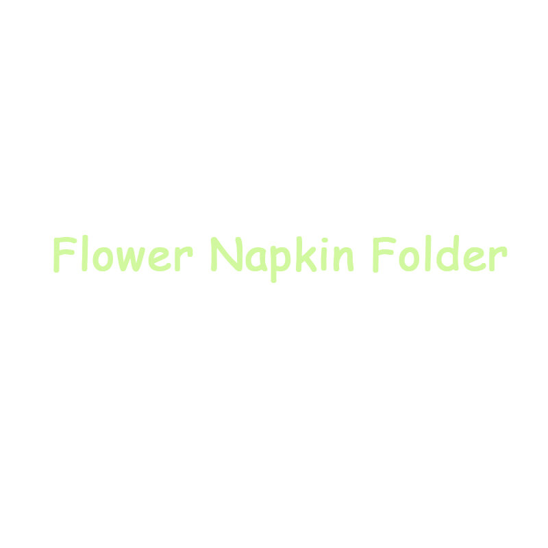 Decorative Flower Napkin Folder Branch Serviette Holder Green Stemmed Plastic Twist Flower Buds Serviette Holders Wedding Party