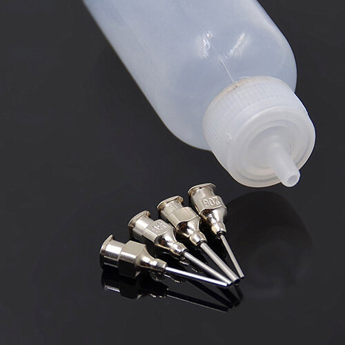 Aplicador de tatuaje de Henna, Juego de puntas de boquilla para detalles de botellas de dibujo de plástico