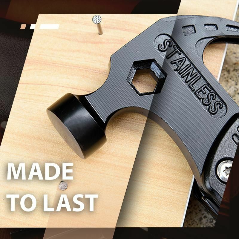 Multi-Functional Claw Hammer แบบพกพา Lifesaver ความปลอดภัยค้อน,คีม,กลางแจ้งเครื่องมือเครื่องใช้ในครัวเรือน
