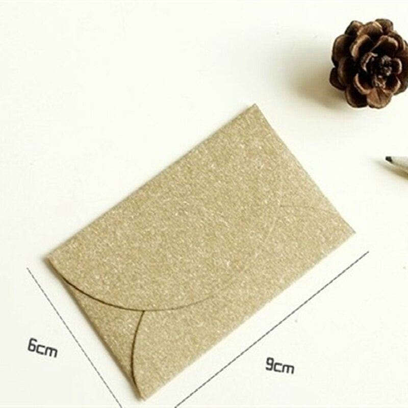 10 sztuk Retro chiński styl romantyczny Mini perłowy papier koperty losowy kolor dostawy