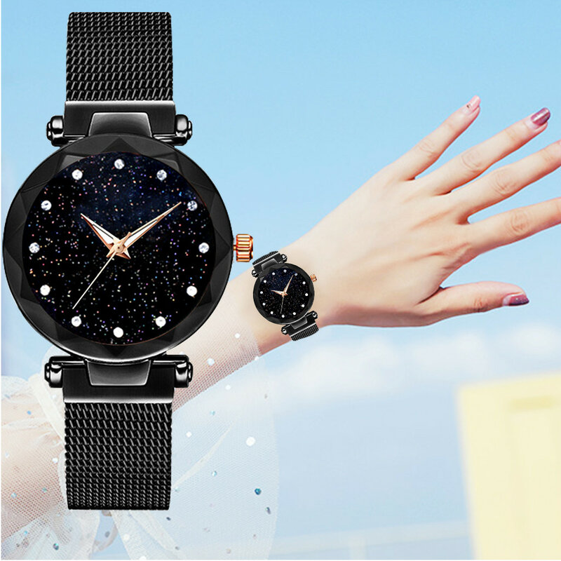 Часы наручные женские кварцевые с простым ремешком, модные простые деловые, с сетчатым браслетом
