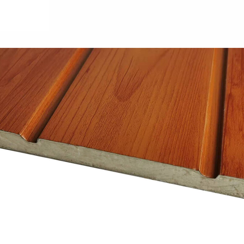 16mm*380mm*3800mm Metal Siding Panel Exterior Wall Insulation Decorative Board Polyurethane Sandwich