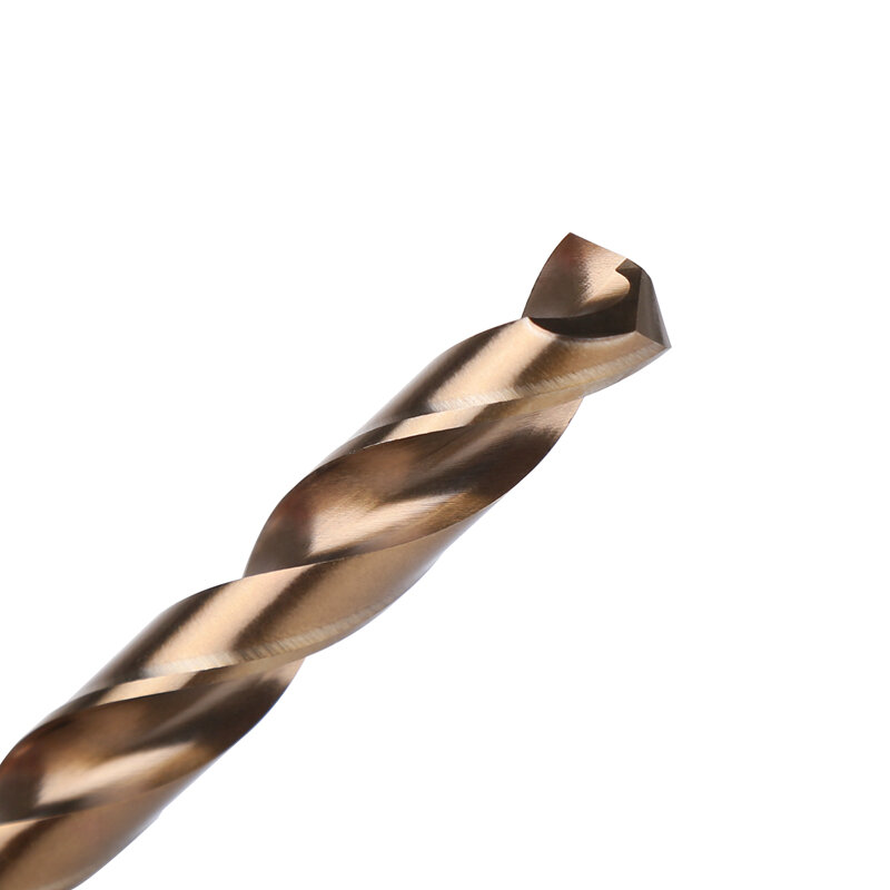 HSS M35 5% punte elicoidali in cobalto 1.0-13mm sega a tazza con codolo cilindrico per trapani in metallo in acciaio inossidabile alluminio ferro legno plastica