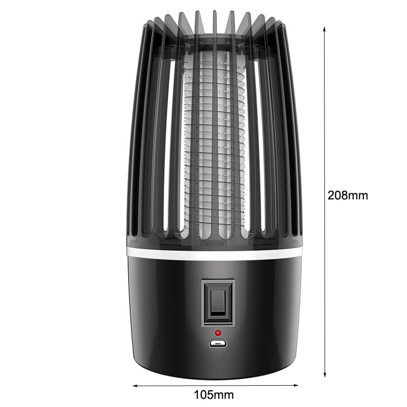 2020 New Rechargeable Electric Mosquito Killer Lamps 2000 mAh USB Powered Mata Mosquito Trap Bug Zapper Insect Killer Led Lamp