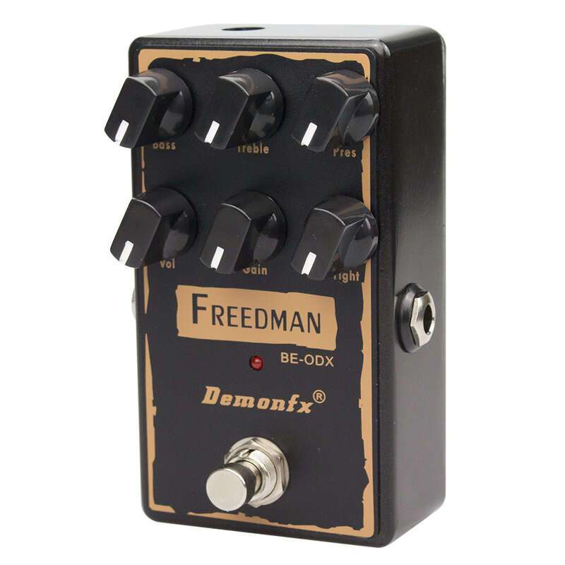 Freedman BE-ODX pedal efeito guitarra overdrive com true bypass-demonfx