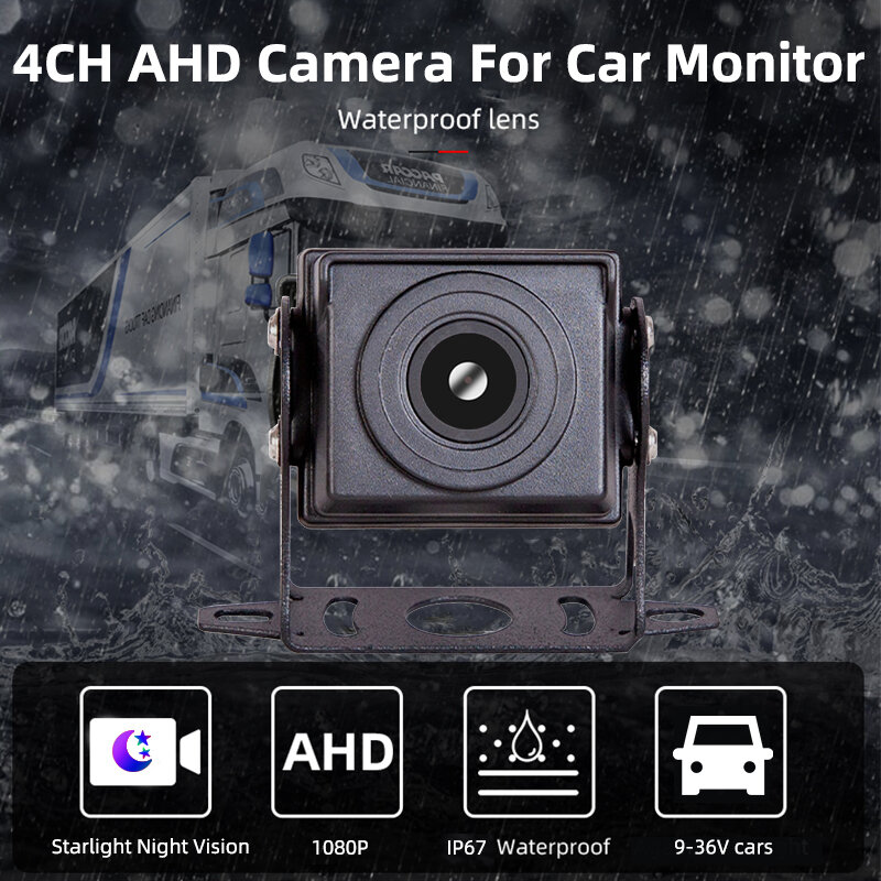 Sistema de Monitor AHD para Inverter Estacionamento, Câmera CCTV Do Veículo, Visão Noturna HD, 10.1 Polegada Touch Screen, Carro, RV, Ônibus, Caminhão, 1080P