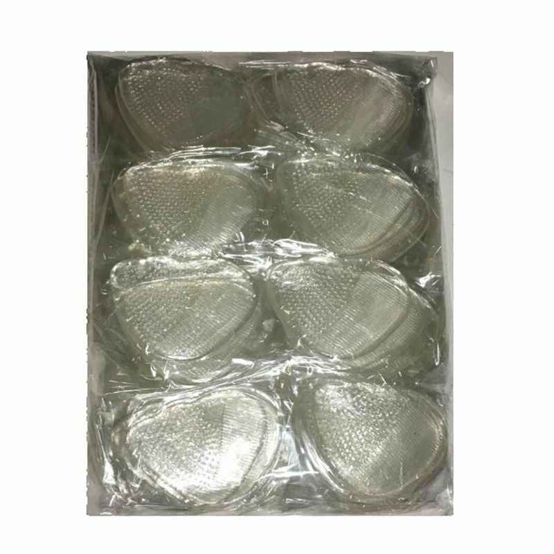 Plantillas de gel antideslizantes para el antepié, gel adhesivo transparente para el antepié, almohadillas para el talón alto, cojín de inserción, 3 pares = 6 piezas, BJ252582