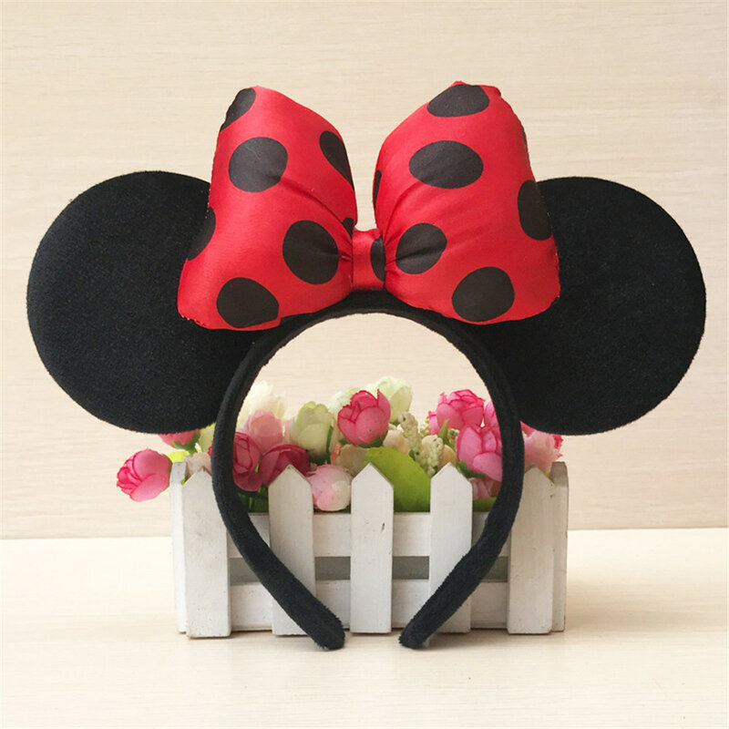 ZAFILLE-Lovely Mouse Ears Hairbands para meninas, faixa de cabelo para foto, festa de aniversário, fotografia infantil, acessórios do bebê