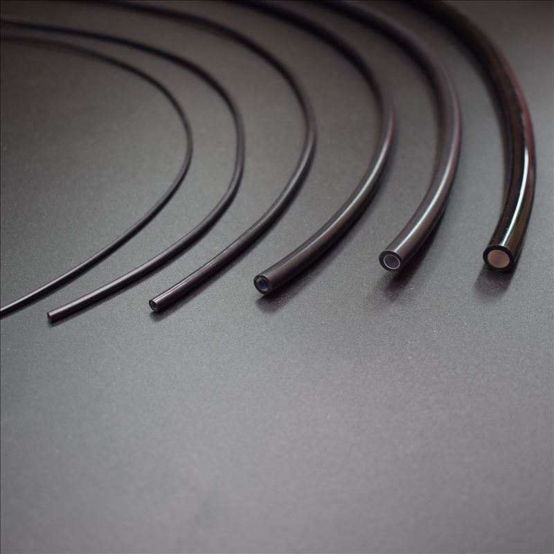 1 ~ 100mX Zwarte Cover Pmma Einde Gloed Plastic Optic Fiber Cable Inner 1Mm ~ 10Mm Diameter Voor decoratieve Verlichting Gratis Verzending