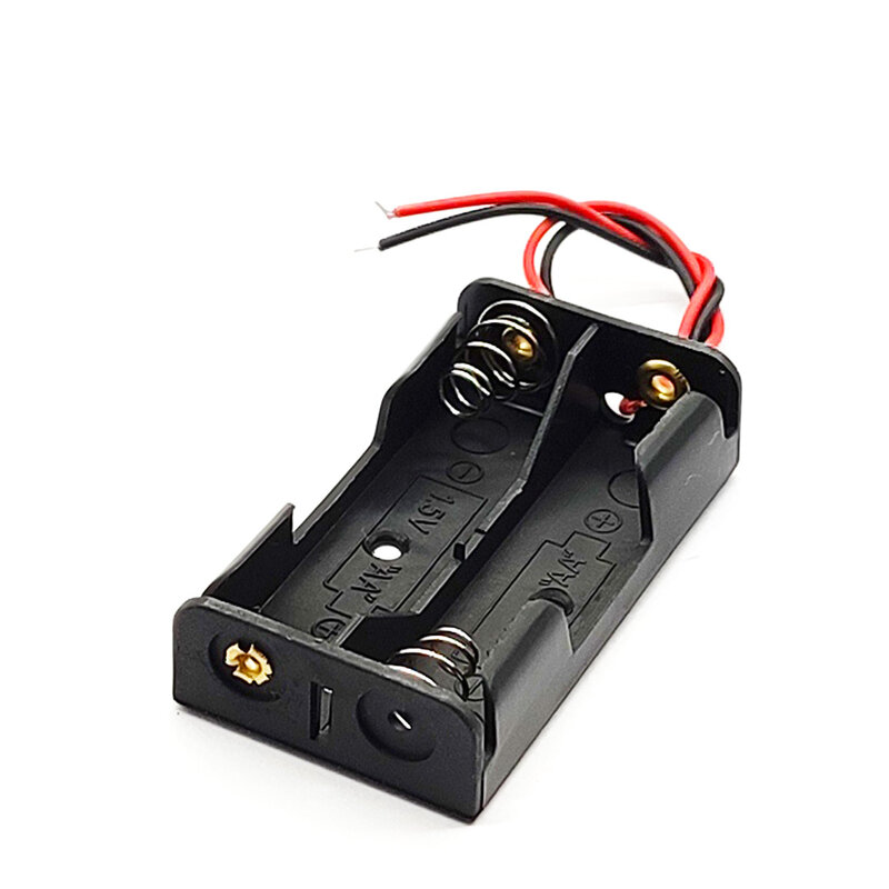 AA Battery Holder AA 14500 Size Power Battery Storage Case AA Battery Box 14500 Box Leads With 1 2 3 4 Slots drop shipping