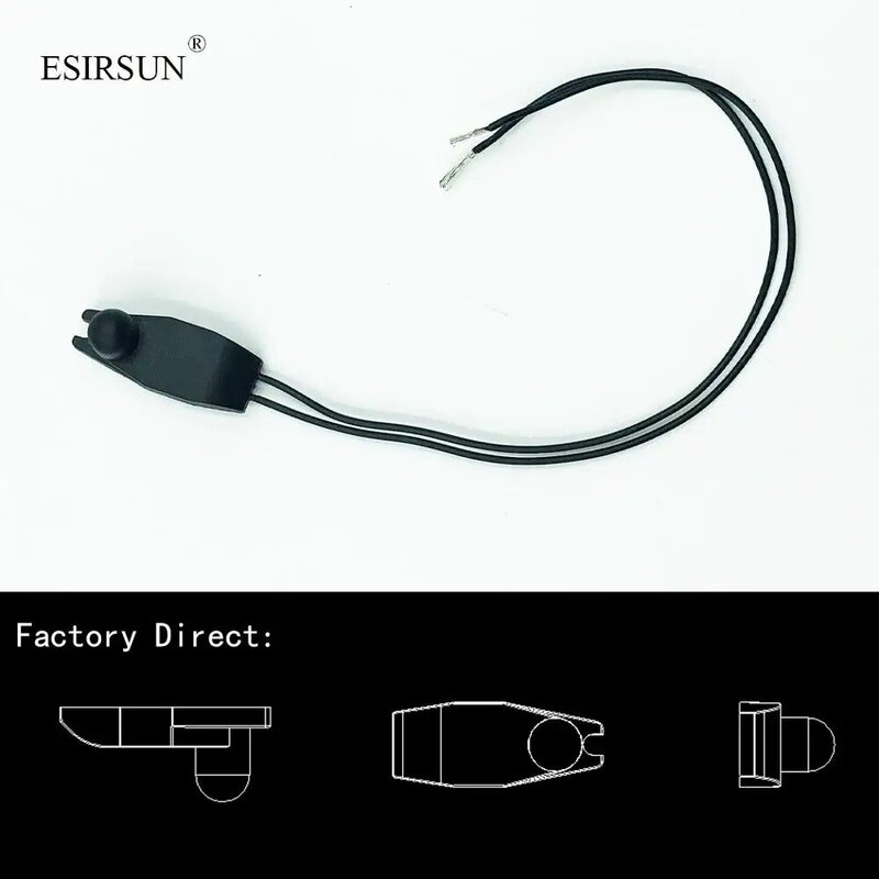 ESIRSUN Outside Outdoor Air Ambinet Temperature Sensor Fit For PEUGEOT 206 207 208 306 307 308 406 407 607 2008,6445F9, 6445.F9