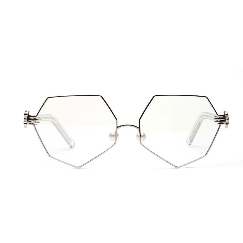 LONSY – lunettes transparentes Anti-lumière bleue pour femmes, monture, rétro, verres optiques surdimensionnés