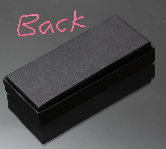 FUYIER-caja de embalaje para joyería, accesorios para joyería, llavero negro