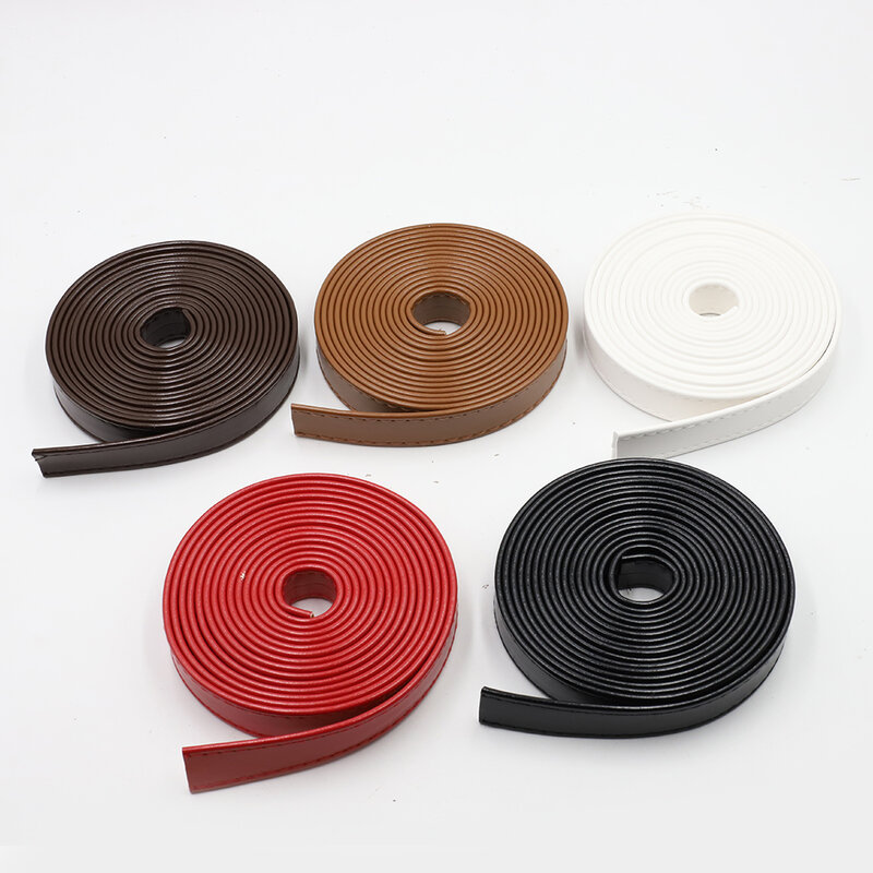 3 Meters DIY Crafts PU Leather Strap Strip Belt Handle Bag Handle Bag Accessories Belt Supplies 2cm Wide Durable and Sturdy