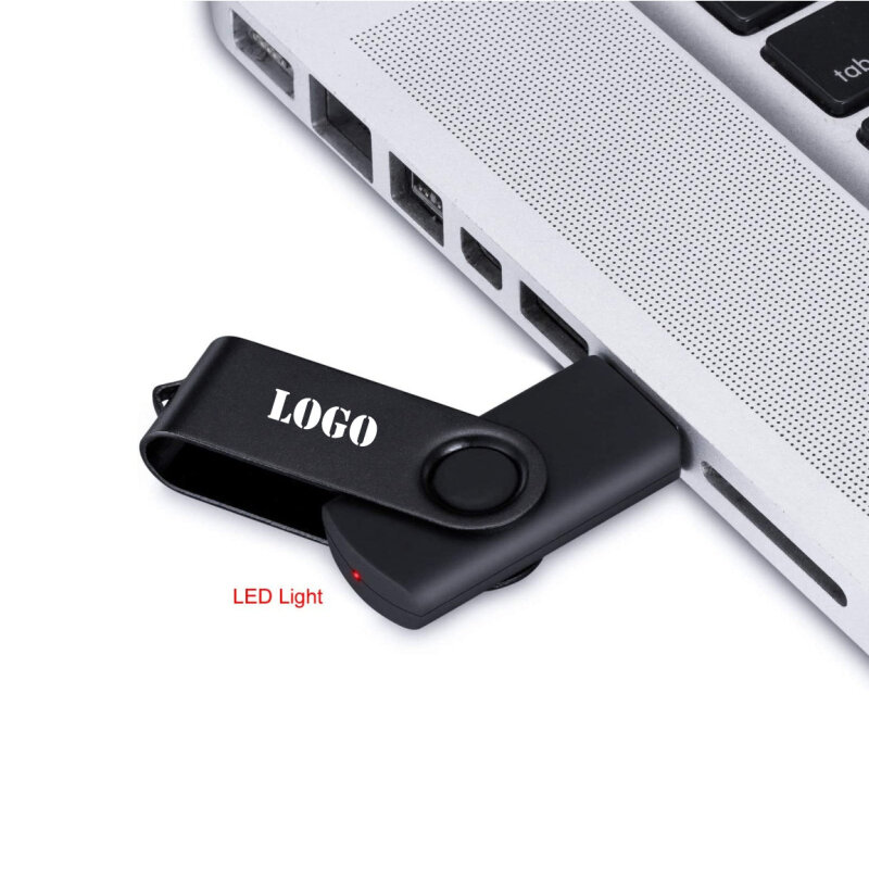 10 Buah Gratis LOGO Kustom USB Flash Drive 2.0 1GB 2GB Pen Drive Kecepatan Tinggi 16GB 32GB 64GB Speedusb Stick dengan Kunci Hadiah OTG