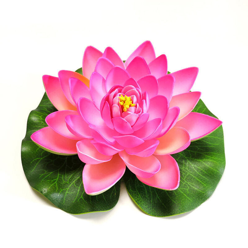 1 Cái Mô Phỏng Sen Hoa Nổi Hoa Lily Nước AO Trang Trí Xe Tăng Vật Có Nhân Tạo Hoa Sen Hoa Nổi Trang Trí