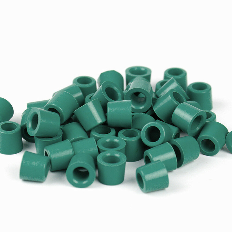 50pcs/lot Green Air Conditioning 1/4'' Charging Hose 1/4'' Valve Gasket Manifold Repair Seal Kit Replacement Car Accessories