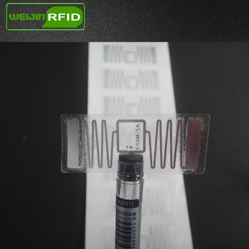 UHF RFID 태그 스티커 Impinj M61-1 젖은 속지 915mhz 900 868mhz 860-960MHZ MR6-P EPCC1G2 무료 배송 접착 수동형 RFID 라벨