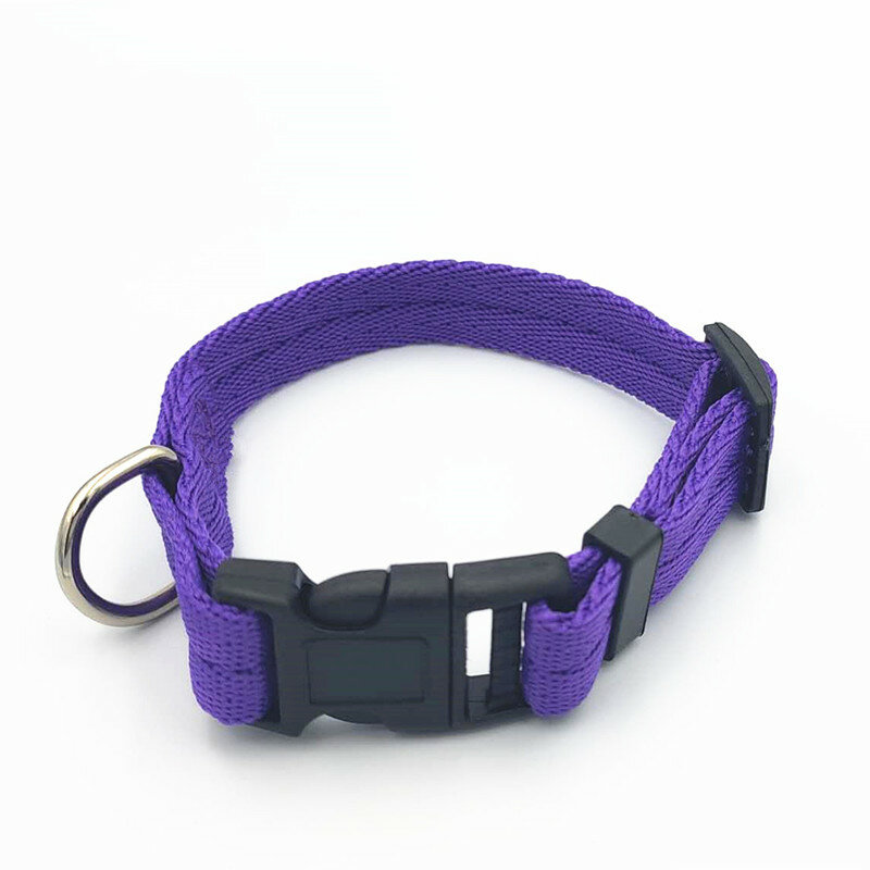 7 colors Pet dog collar adjustable clip buckle dog collars head collars size S/M/L/XL puppy large