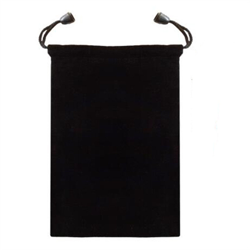 Flanela preta Dedicado Dice Bag, Pacote Proteção Jogos de Tabuleiro, Multi-Funcional Organizador Jóias, Drawstring Bag, 1Pc