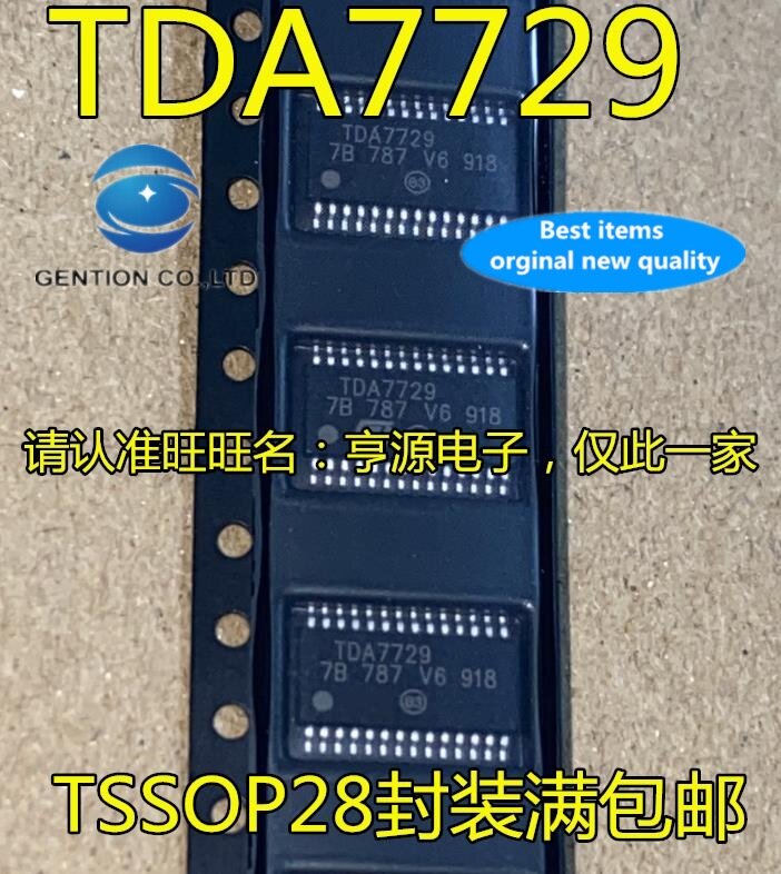 10 шт., встроенная схема TDA7729 TDA7729TR TSSOP28 футов, цвет 100% новый и оригинальный