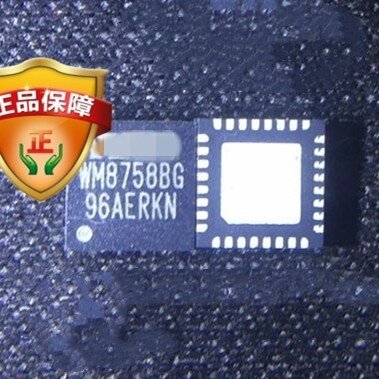 WM8758BG-WM8758, nuevo y original, chip IC, 2 uds.