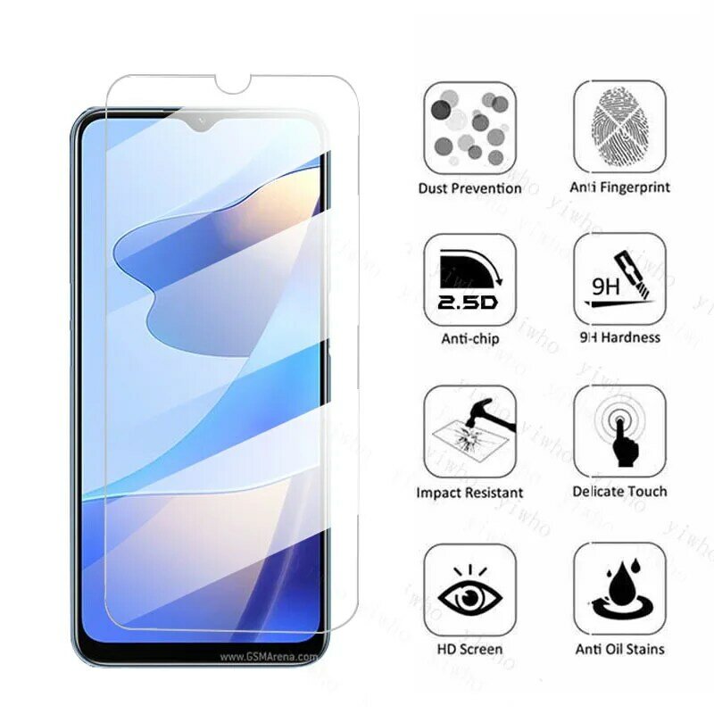 Tempered Glass For OPPO A16 Screen Protector Protective Films for OPPO A16 A15 A12 A95 A94 A93 A74 A73 A72 Camera lens glass