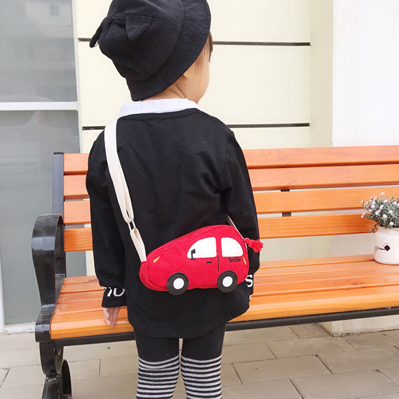 2022 موضة حقائب كروسبودي الصغيرة للأطفال بنين بنات سيارة شكل حقيبة كتف حقائب لطيف الكرتون حقيبة ساع صغيرة