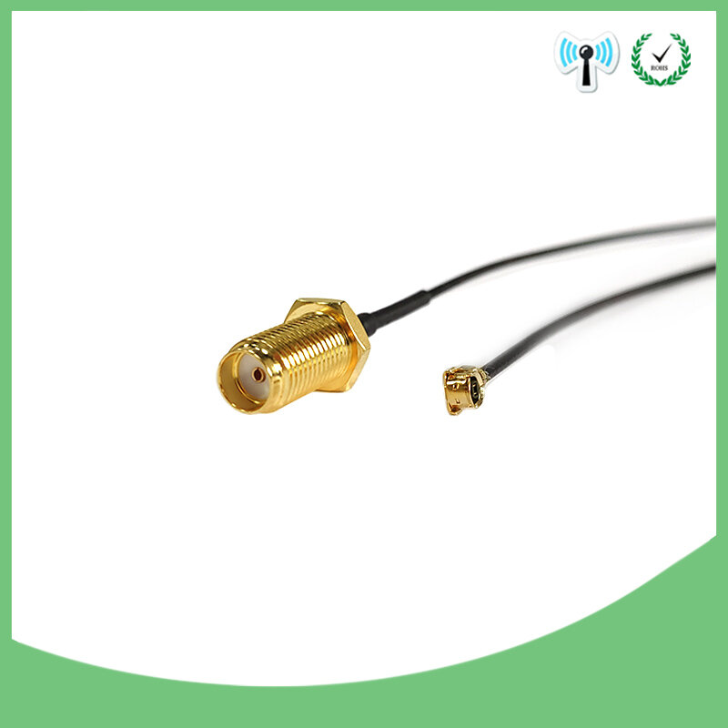 Câble d'extension U.FL IPX vers connecteur mâle RP-SMA, cavalier de câble d'antenne IOT RF Pigtail pour carte WiFi PCI Jack RP-SMA vers IPX RG178
