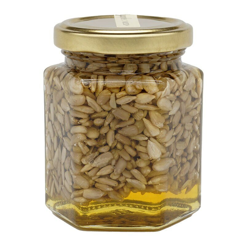 Honig Bashkir natürliche blume mit muttern sonnenblumen samen Bashkir honig 230 gramm glas
