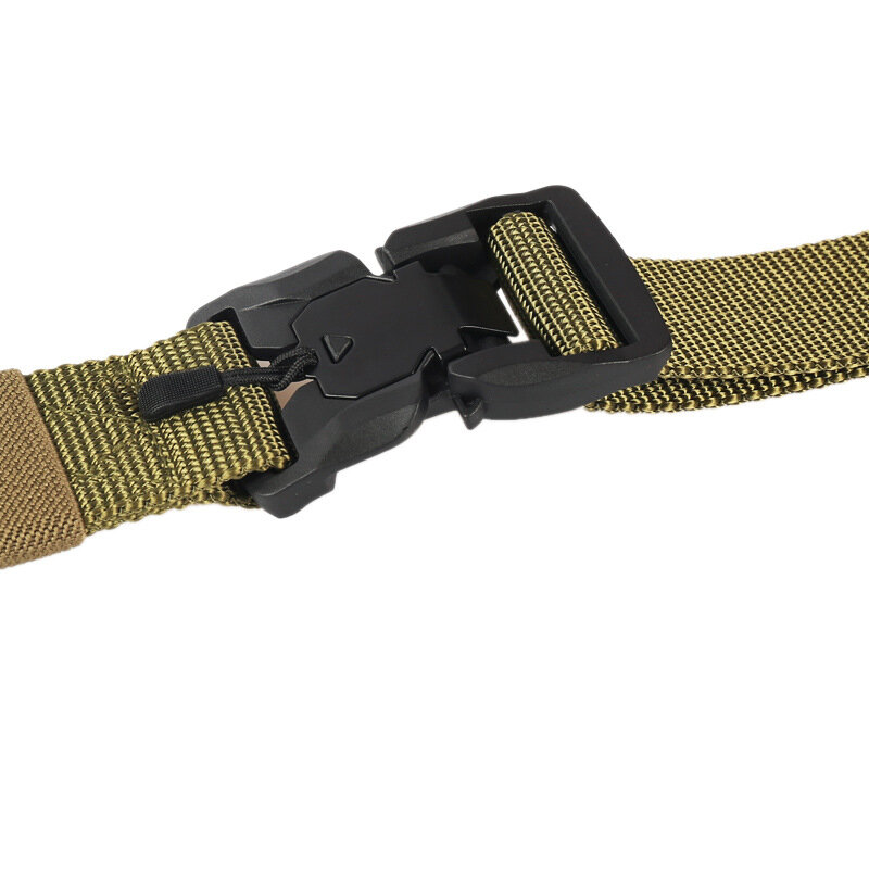 Ceinture tactique dur PC libération rapide boucle magnétique ceinture militaire doux vrai Nylon accessoires de sport