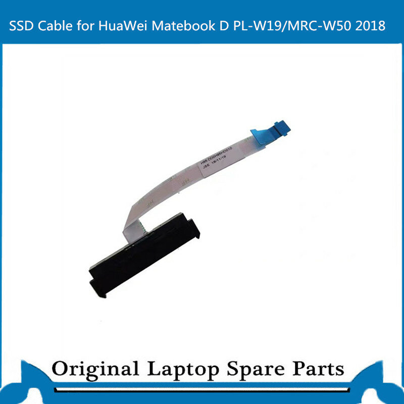 Cabo flexível ssd original para huawei matebook d pl-w19/mrc-w50, conector hdd, 2018