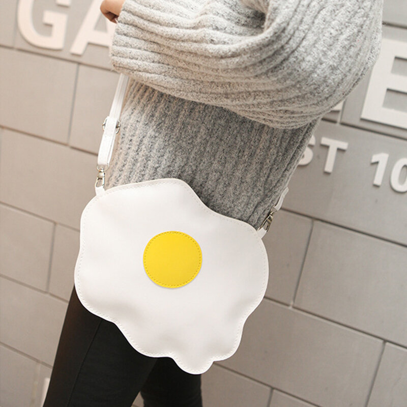 Jajko sadzone jajko sadzone zabawny kreatywny ładna dziewczyna torba Crossbody jajko telefon komórkowy torba damska wyjątkowa torba na ramię na co dzień