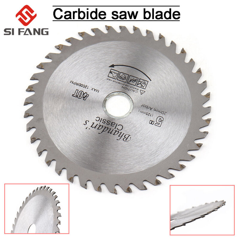 125mm 5inch  Saw blade carbide tipped wood cutting disc for DIY&decoration general wood cutting