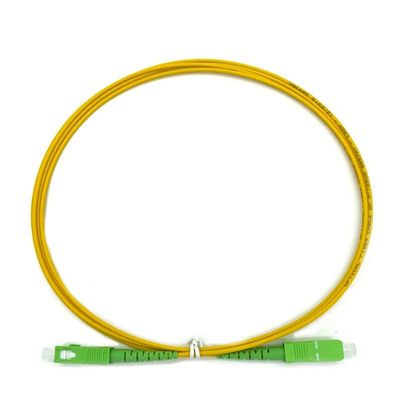 SC APC Fibra Patch Cavo in fibra ottica di Patch cavo di 5 m 2.0 millimetri PVC G657A, 1 m 2 m 3 m 10 m fibra Ponticello Simplex SM FTTH Cavo in fibra Ottica