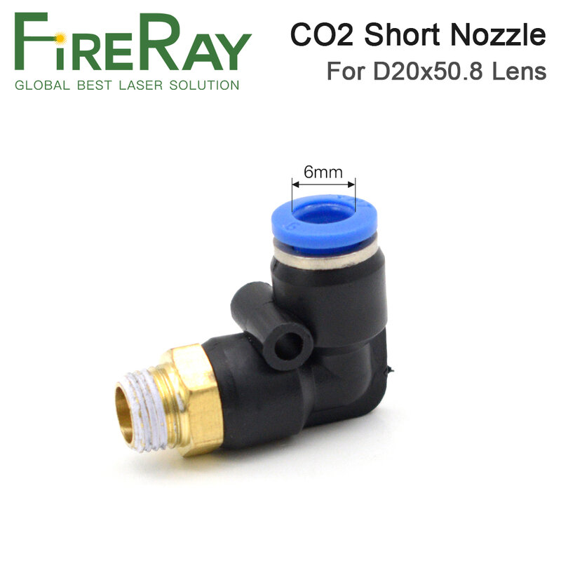 Воздушная Форсунка Fireray для линз Dia.20 FL50.8 или лазерной головки, используемая для лазерной резки и гравировальной машины CO2