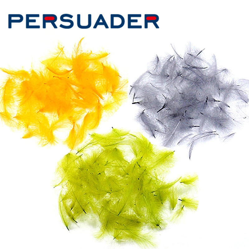 PERSUADOR-Pena impermeável para amarrar mosca, materiais de isca mosca seca, Cal De Canard, pato butt dentro de casa, 8 cores opcionais, CDC