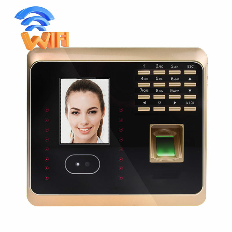 Zk uf100-wifi,宇宙飛行士,USB,指紋顔,RFIDカード,時間,レコーダーシステム
