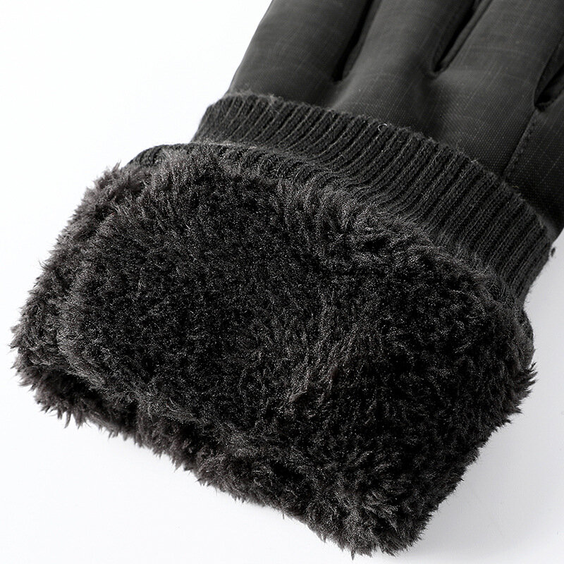 Winter Mann Halten Warm Touch Screen Plus Samt Verdicken Fashion Outdoor Sport Winddicht Radfahren Stick Ski Nicht-Slip Fäustlinge handschuhe