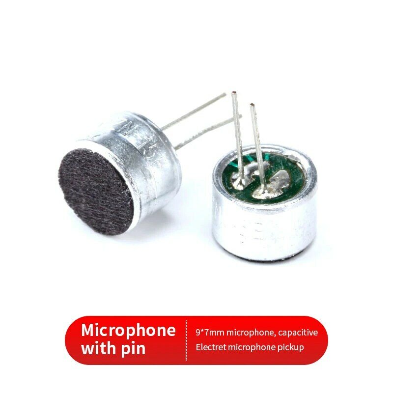 Micrófono de condensador eléctrico, accesorios para MP3, SMD DIP, 6x5, 9x7, 4,5x2,2, 4x1,5mm, 52DB, 56DB, 10 unidades por lote