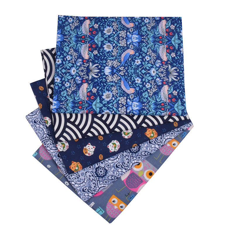 Саржевая 100% хлопковая ткань с японским волнистым узором, ткань для шитья одеял, рукоделие, простыня, наволочка, Лоскутная Ткань